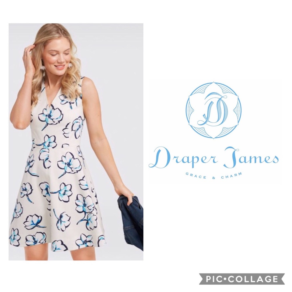 Draper James Summer Floral Love Circle Dress